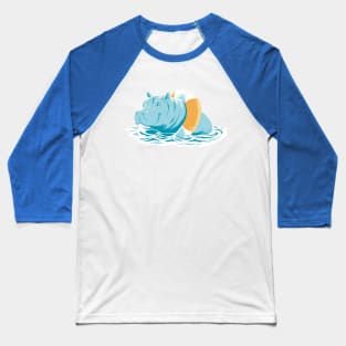 Happy hippo Baseball T-Shirt